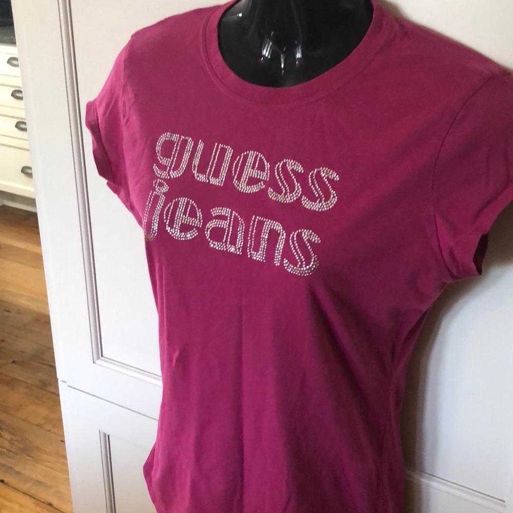 Cute sparkly guess tee.